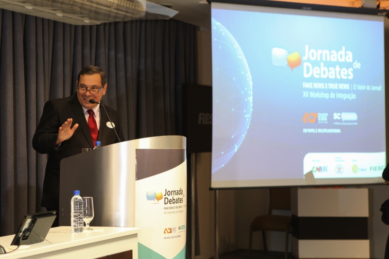 Presidente da ADI-SC, Ámer Félix Ribeiro (foto: Filipe Scotti)