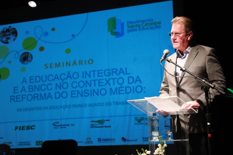 Evair Oenning, vice-presidente regional da FIESC. Foto André Kopsch