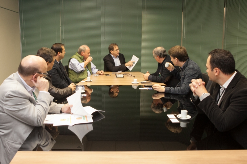 Reunião com a Floria Airport, na manhã desta quarta (29), alinhou primeiros passos para avançar na estratégia (foto: Filipe Scotti)
