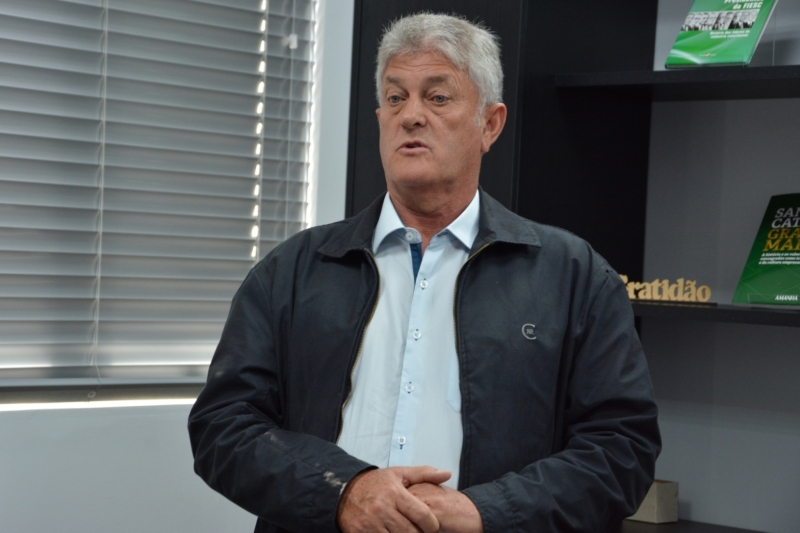Vice-presidente regional da FIESC, Waldemar Schmitz (foto: MB Comunicação)