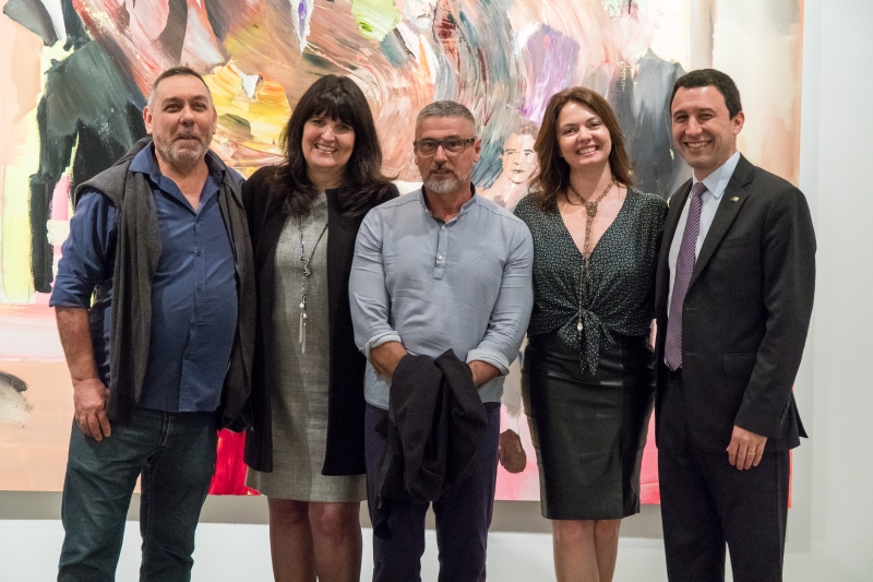 Marcus Lontra, Diana Bittencourt de Aguiar, Fernando Lindone e Vanda Biavati e Fabrizio Machado Pereira (Foto: Diego Campos/ CNI)