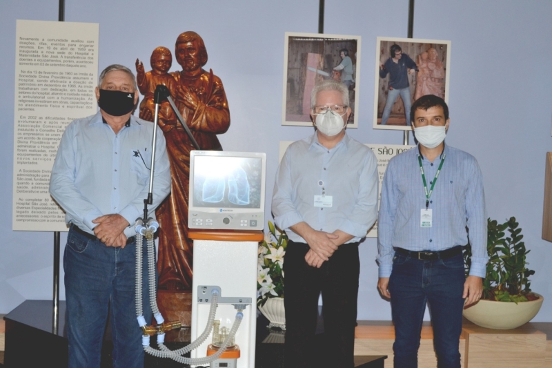 Hospital São José, em Jaraguá do Sul, foi um dos beneficiados. Foto: Ronaldo Corrêa.