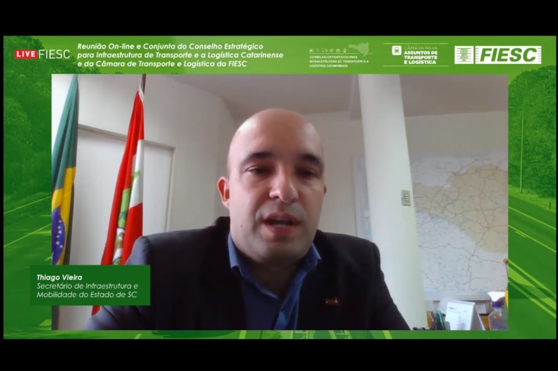 Secretário de Estado Infraestrutura e Mobilidade, Thiago Vieira (reprodução)