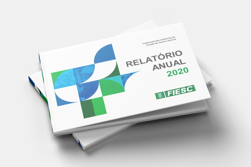 Publicação está disponível em fiesc.com.br/relatorio. Arte: Jaison Henicka Publicação está disponível em fiesc.com.br/relatorio. Arte: Jaison Henicka