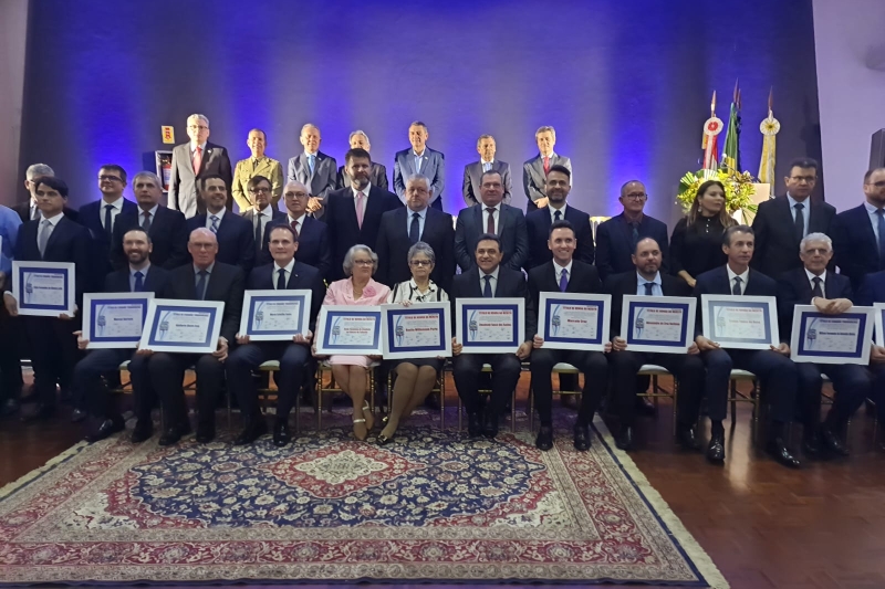 Homenageados pela Câmara de Vereadores (foto: divulgação)