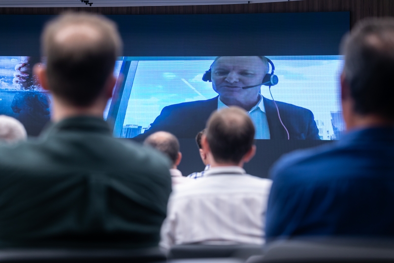 Bolis defendeu a valorização da propriedade rural e o acesso e a democratização da tecnologia no campo. Foto: Marcos Campos