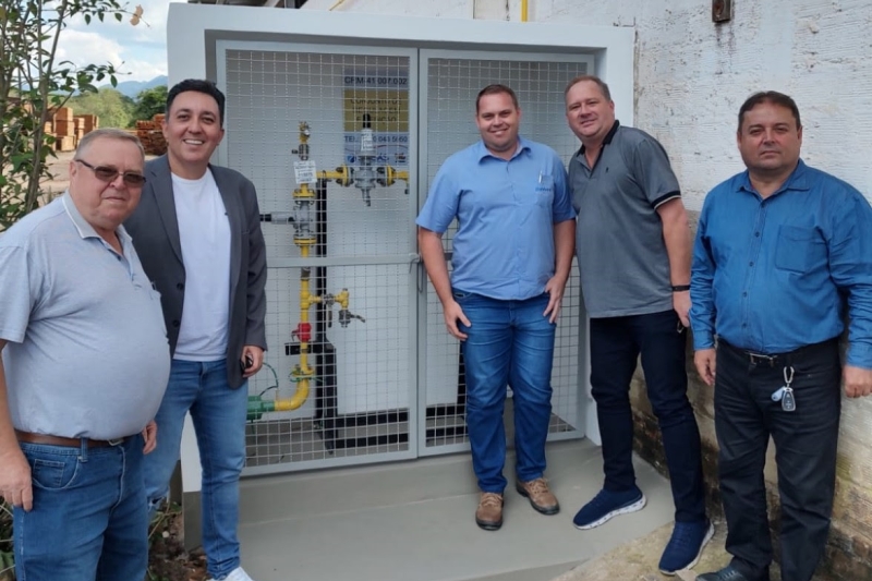 Gás natural chega a indústrias de Garuva