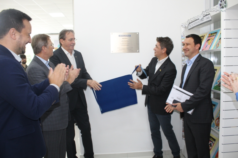 Escola do SESI recebeu área STEAM, nova biblioteca, novo parque infantil e ampliação da cantina (foto: Jéssica Pereira)