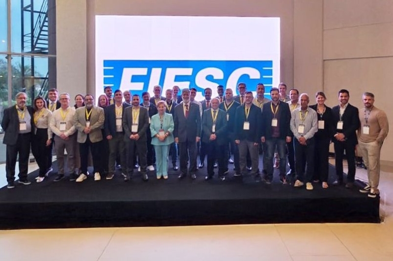 Comitiva catarinense participa de reuniões e rodadas de negócio no Paraguai. (foto: Paulo Koerich)